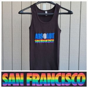 NWOT Ribbed Cotton Tank Top | Women's Small | Absolut San Francisco
